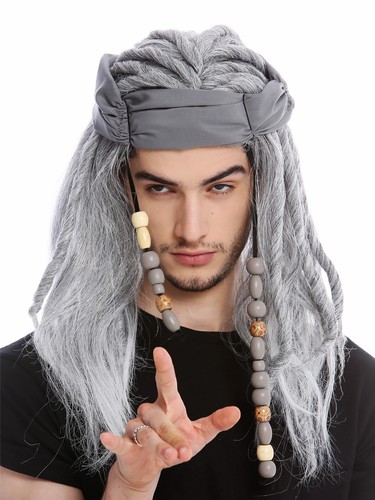 Wig men pirate headscarf - wig,