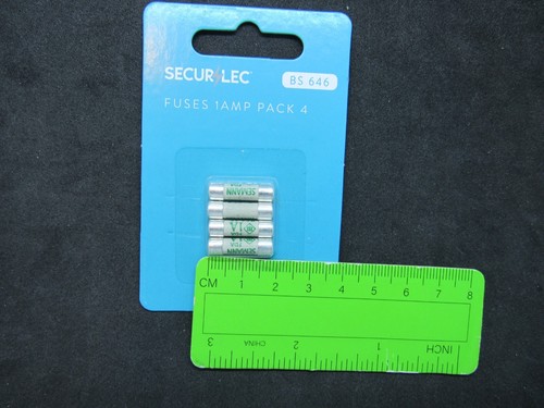 Amp small fuses card - card, (