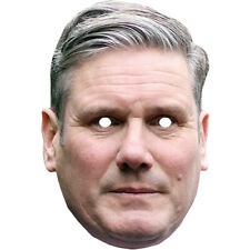 Keir Starmer V2 Politician Celebrity Card Face Mask - Ready To Wear, Fancy Dress