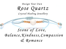 Rose Quartz Bracelet Anklet Natural Crystal Healing Bracelet Reiki
