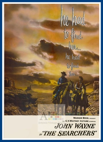 The searchers movie - movie, poster