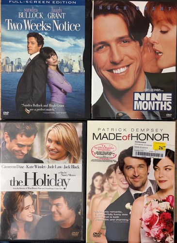 Romantic comedy dvds lot - -, of