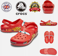 *Brand New* Crocs Lightning McQueen Cars ALL KIDS ADULT SIZES Trending 2025 UK