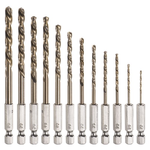 12pack cobalt drill bit - bit, 12