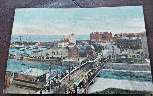 Lowestoft postcard aerial - lowestoft,