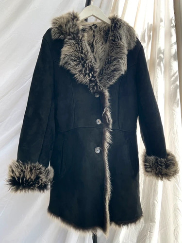 Black toscana sheepskin - toscana,