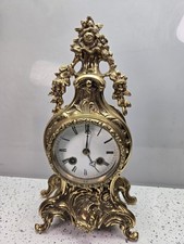 Antique Brass mantel clock