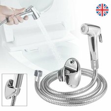 Chrome Muslim Shower Head and Hose Bidet Spray Tap for Toilet Hygienic Handheld