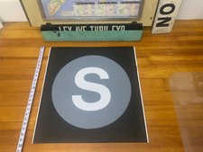 22X23 NY NYC SUBWAY ROLL SIGN