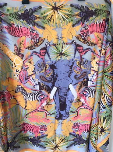 Powder elephant jungle - elephant, print