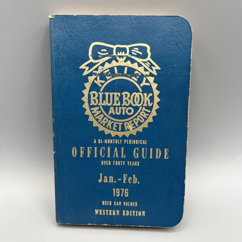Rare vintage kelley blue book - rare,