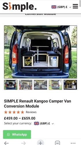 Simple renault kangoo camper - renault,