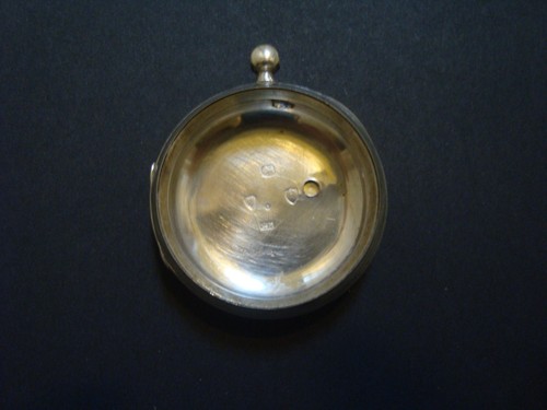 Antique silver pocket - silver,