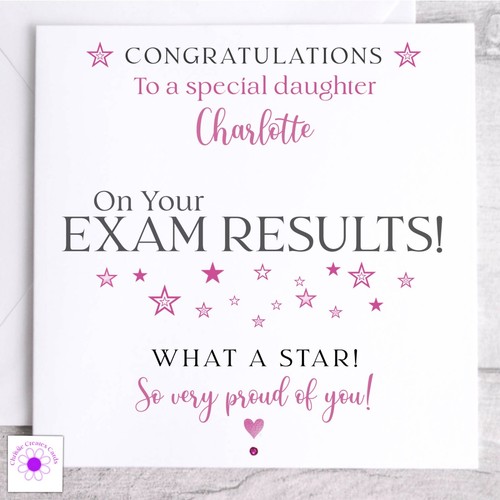 Personalised exam results - personalised,