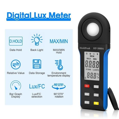 Light lux meter data logger - data,