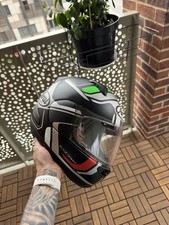 Arai QV Diverge Green / Black Motorbike Motorcycle Helmet