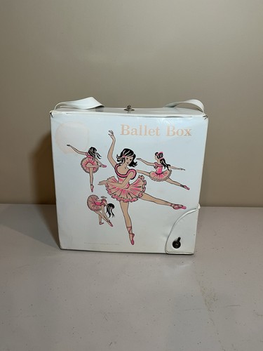 Vintage white ballet box - vintage,