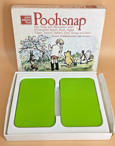 Vintage pooh snap card - vintage, game