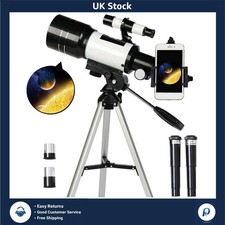 Portable 70mm Refractor Telescope with 300mm Focal Length - Easy to Use and Gift