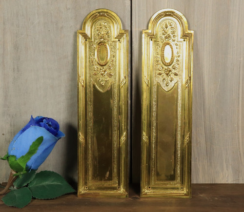 Antique french brass finger - brass,