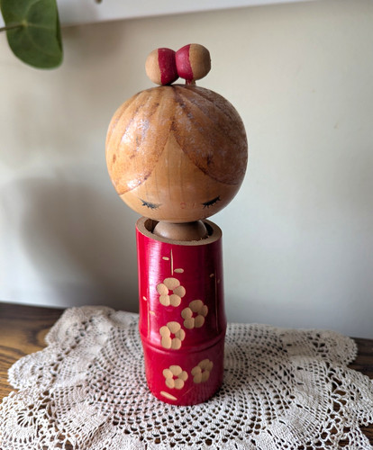 Wooden hand painted japanese - wooden,