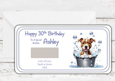 Dog Staffy Puppy Personalised