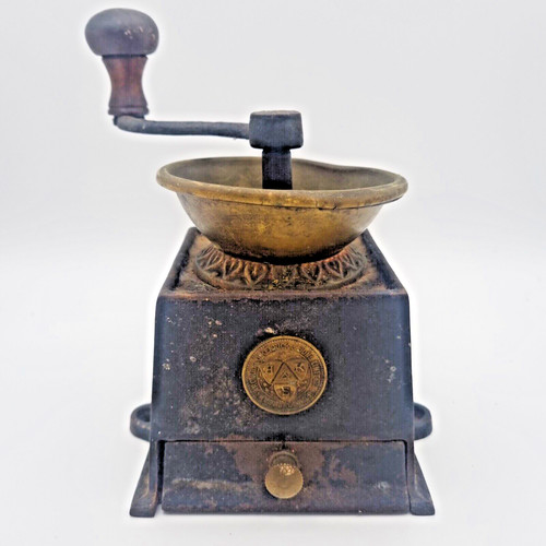Antique coffee grinder mill - coffee,