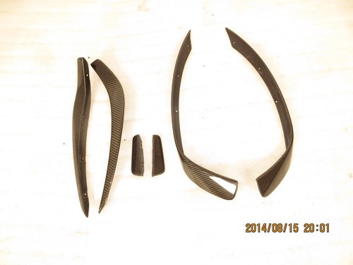 Ed1 carbon fiber front canards - front,