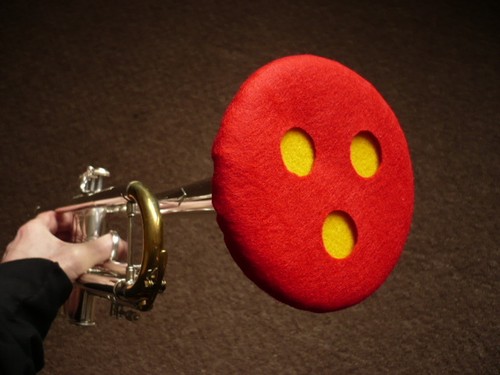 Trumpet felt mute vented - trumpet,
