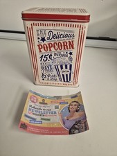 Nostalgic Art Retro L Popcorn Storage Container Large Tin Coffee Tin 3 L