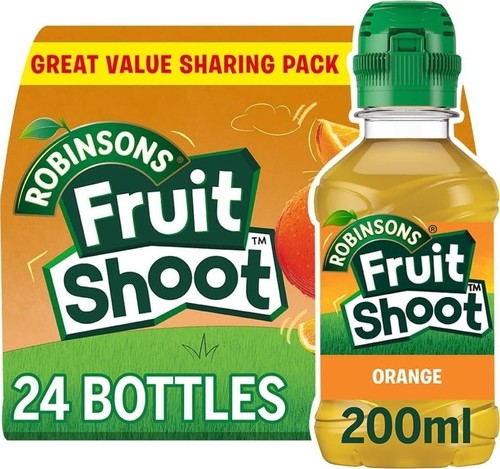 Fruit shoot orange juice drink - orange,