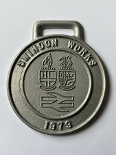 1979 Swindon Works Railway Horse Brass , Aluminium.