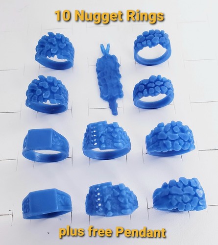 Nugget rings styles 2ea - rings.,
