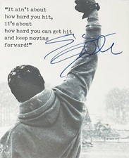 Sylvester stallone signed - sylvester,