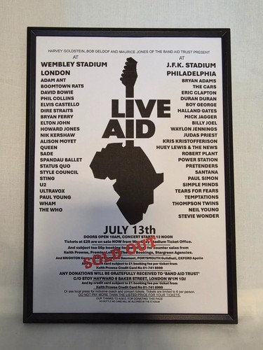 Live aid wembley stadium - wembley,