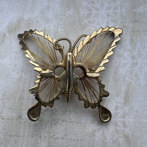 Vintage butterfly brooch - butterfly,