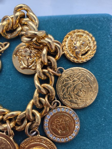 Versace gold plated medusa - versace,
