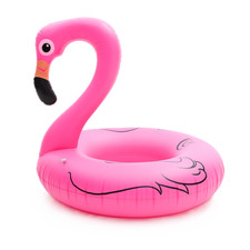 Inflatable Flamingo Ring Float
