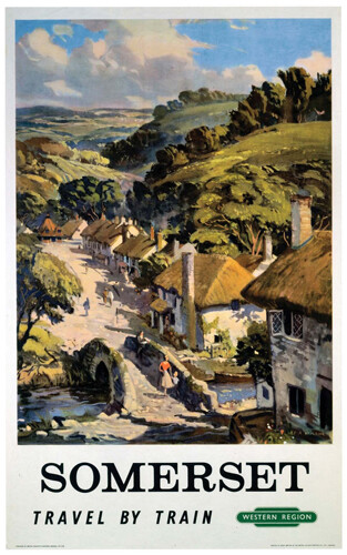 Vintage somerset travel by - somerset,