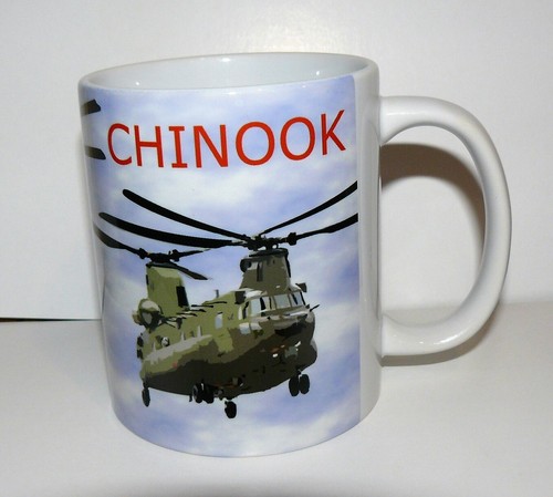 Chinook helicopter ceramic mug - chinook,