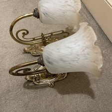 Vintage franklite brass - brass, wall