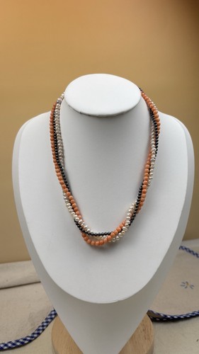 Vintage three strand necklace