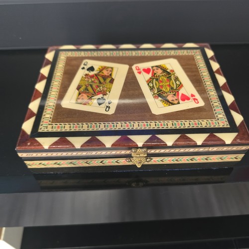 Vintage wooden inlay marquetry - vintage,