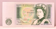 Crisp One Pound £1 Note