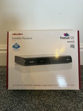 Bush BFSAT02SD Freesat SD Digital Satellite TV Receiver + Remote - Working