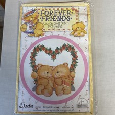 Forever Friends Swinging Bears Cross Stitch Picture Kit Bnib