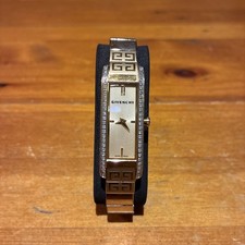 Givenchy Sapphire Watch # GV5216L.with 52 Diamonds.gold Tone.Good Working Order.