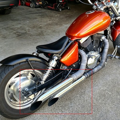 Slip on exhaust muffler - exhaust,