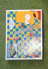 The Simpsons 3D Chess Set Complete with Chessboard and All Figures 1991