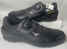 Mizuno Nexlite BOA Spikeless Golf Shoes Black Uk10 New